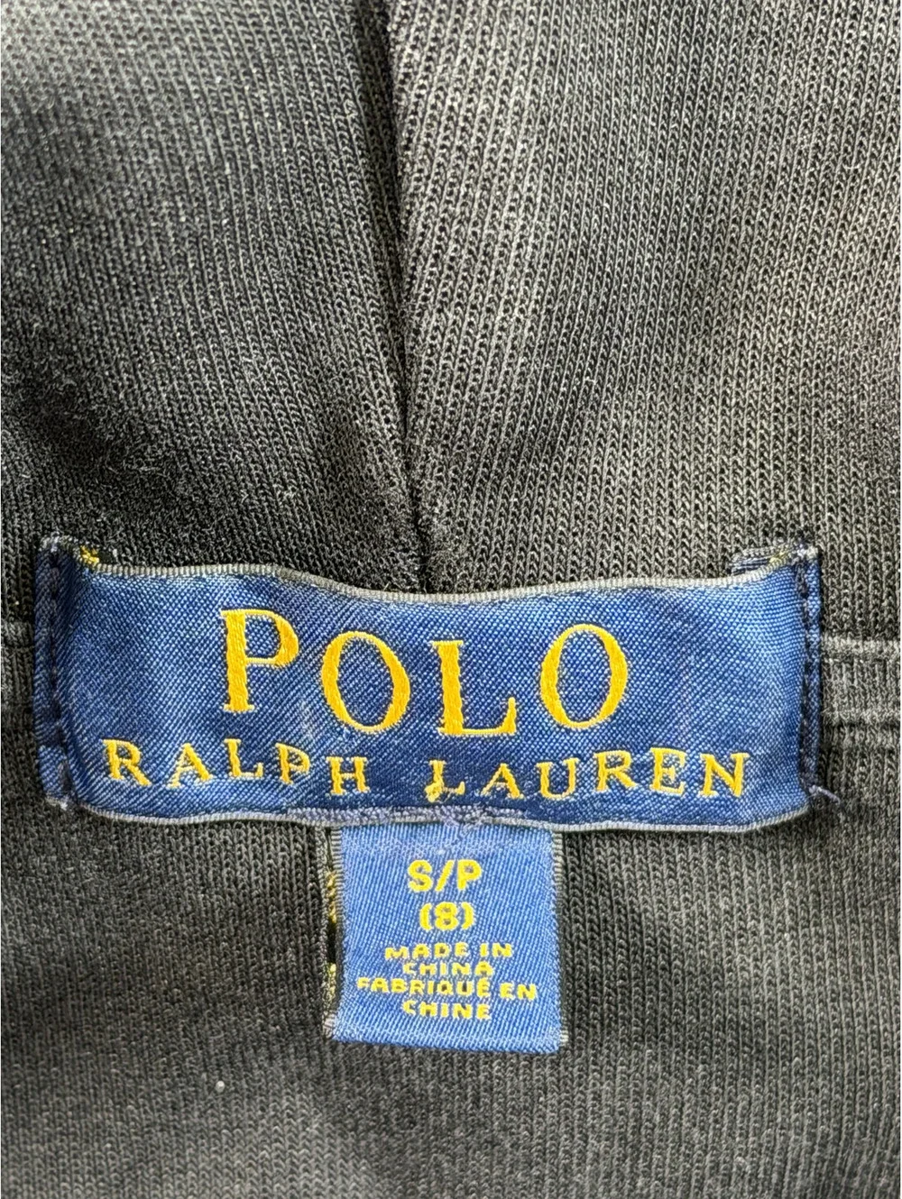 Polo Ralph Lauren Black Youth Full Zip Hoodie Small (8)